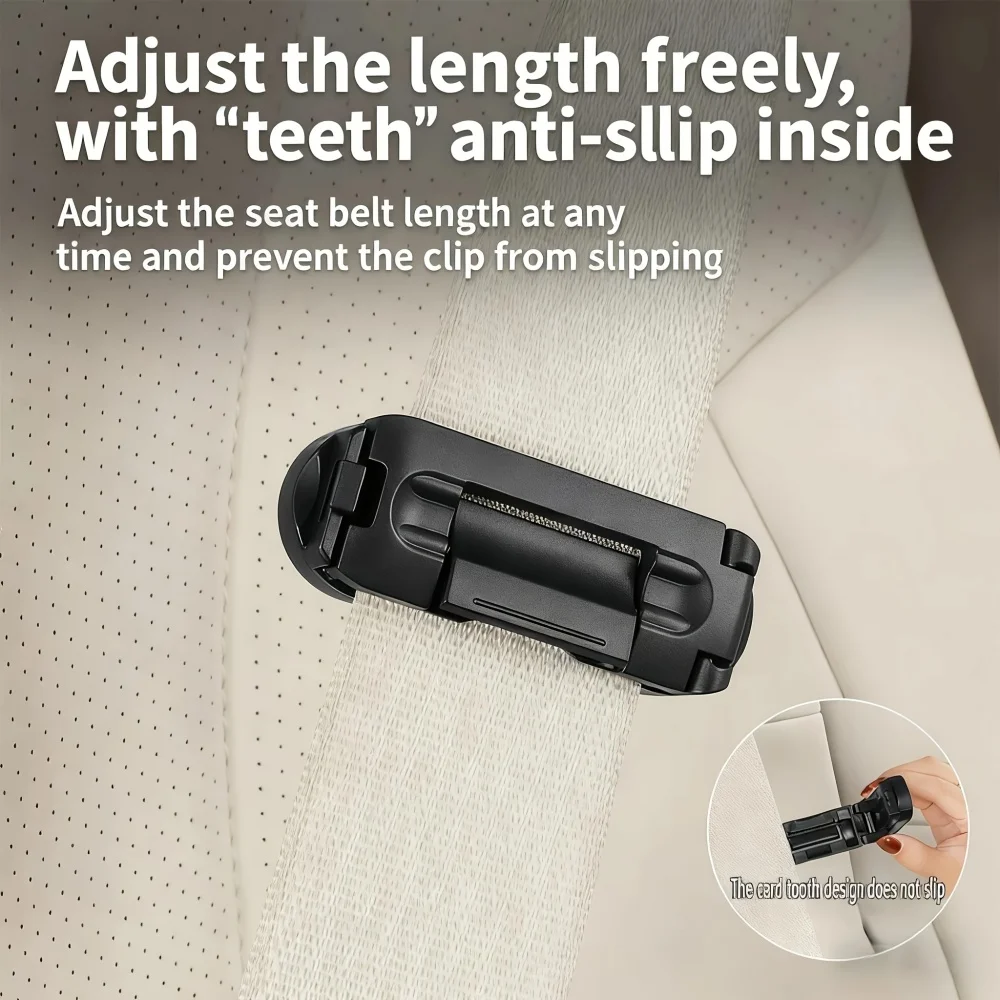 Regolatore Cintura di Sicurezza Auto, Clip Cintura di Sicurezza, Clip di Fissaggio, Protezione Spalle e Collo, Clip Fibbia, Accessorio Auto Clip Fibbia - Image 3