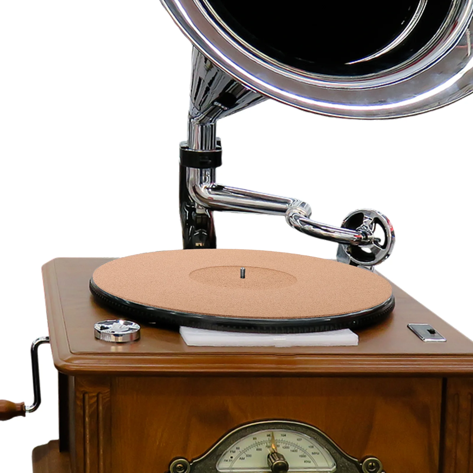 Anti-static Record Pad Cork Recorder Mat Voice Turntable Player Platter Turntables for Vinyl Records