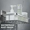 Bathroom Storage Rack Kitchen Storage Rack Aluminum Alloy Bathroom Shampoo Organizer Makeup Storage Rack Bathroom Accessories 5