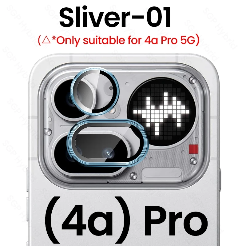 Aluminum Alloy Ring Camera Protector with 9H Glass Lens Cap