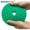 Sharkfox 5"(125mm)/6"(150mm) Hex-Logic Car Sponge Polishing Buffing Pads For DA/RO/GA Auto Buffer Polisher 5