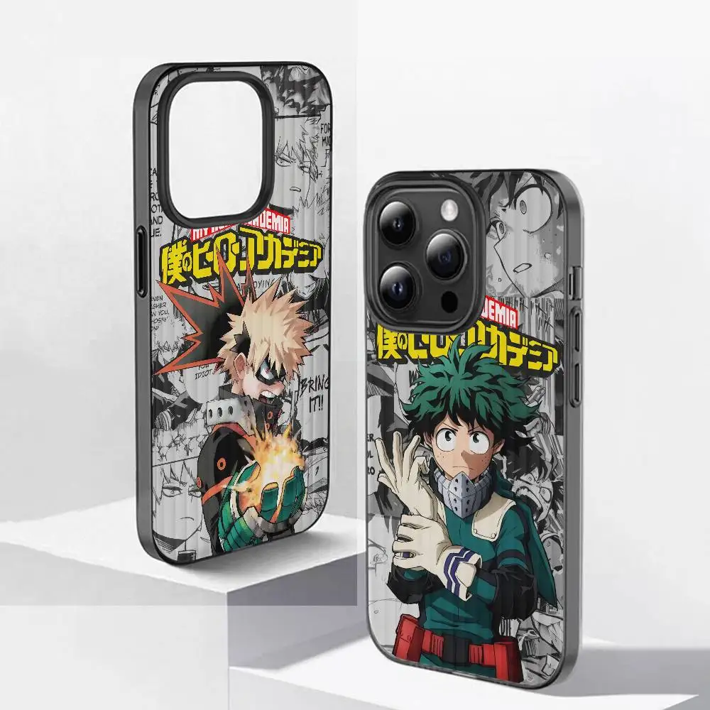 Anime My Hero Academia Soft Corrugated Transparent Phone Case