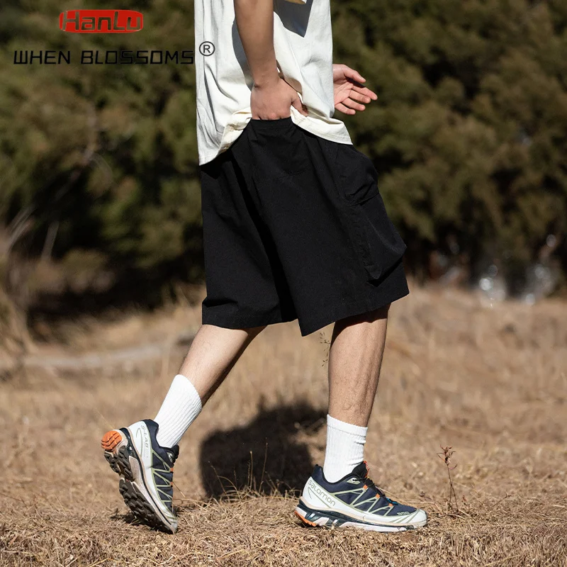 Men's Summer New 3D Pocket Design Workwear Shorts, Men's Fashion Brand Loose Casual Outdoor Quick Drying Shorts