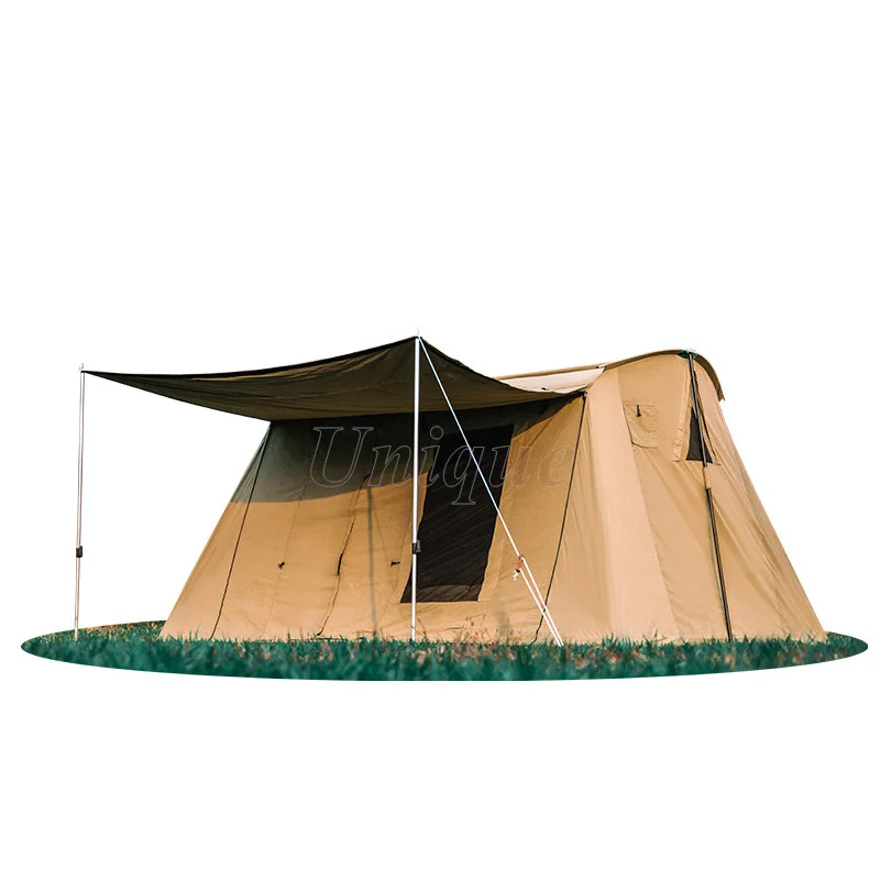 

Outdoor Waterproof Spring Bar Tent, 5-8 Person, Family Camping, Hiking, Traveling, Beach