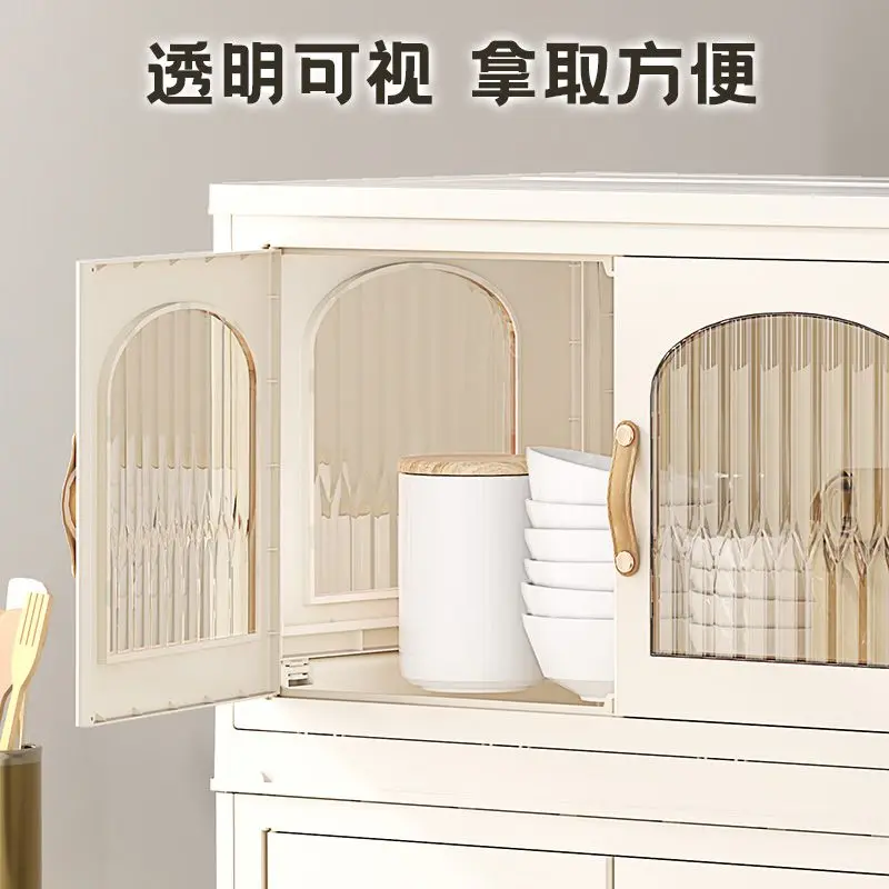 Large Capacity cabinet folding storage box bedroom living room clothes double door storage home Organizer box locker 5