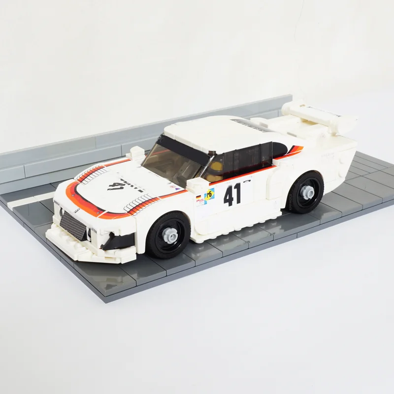 Poladeer 320PCS MOC DIY Auto Racing Kremer 935 K3 Bausteine Montagemodell Spielzeug Freund Kinder Geburtstagsgeschenke
