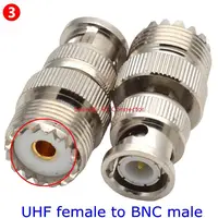 PL259 SO239 SL16 UHF To BNC Q9 Male Plug&Female Jack RF Coaxial Connector Radio Adapter for Antenna WiFi Cable BNC To UHF Brass - Image 4