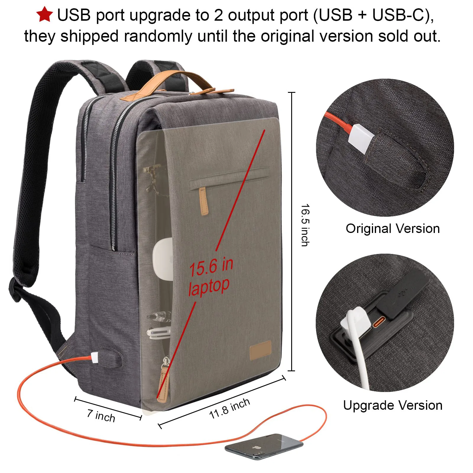 Mochila de viaje para mujer, bolsa multifuncional de aire, bolsas de  cuaderno para mujer, carga USB, mochilas escolares ligeras para computadora  portátil - AliExpress