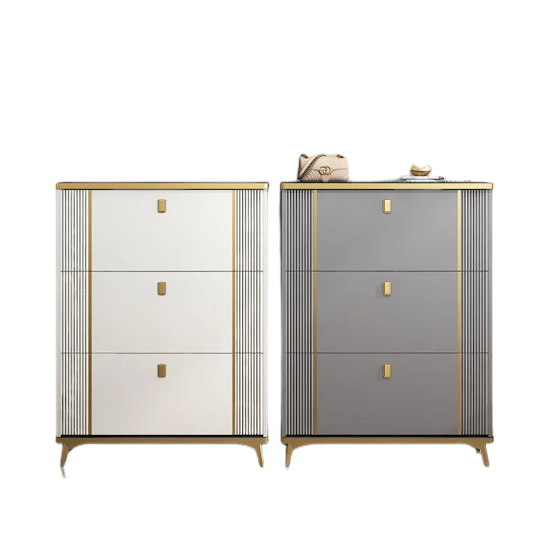 Extremely Narrow Shoes Storage Cabinet Modern Style Entryway Storage Organizer Cabinet For Shoes