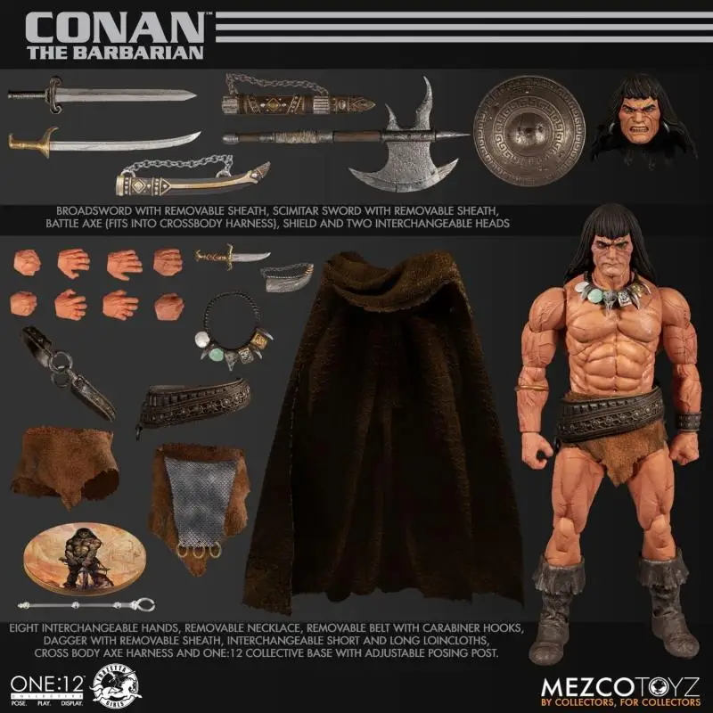 In Stock 100% Original Mezco ONE:12 Marvel Conan 1/12 Anime