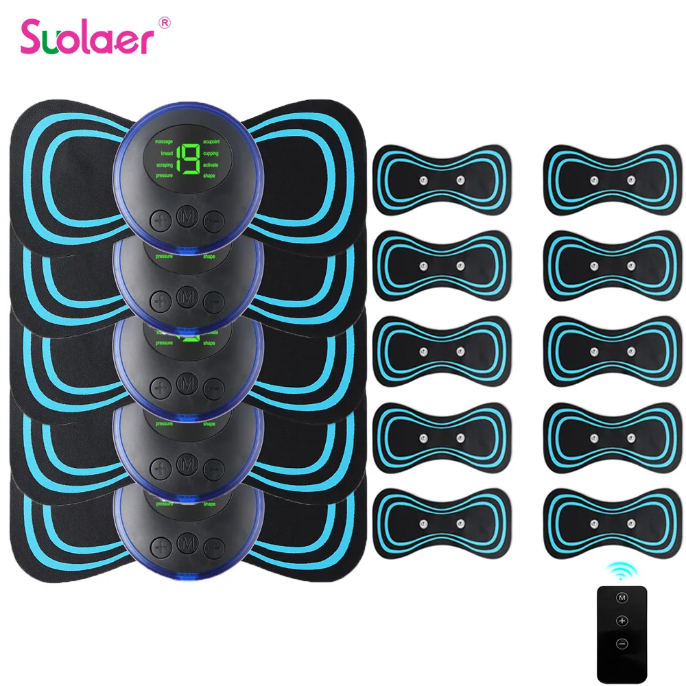 Portable Smart Neck Massager Electric Mini EMS Cervical Pulse Massage