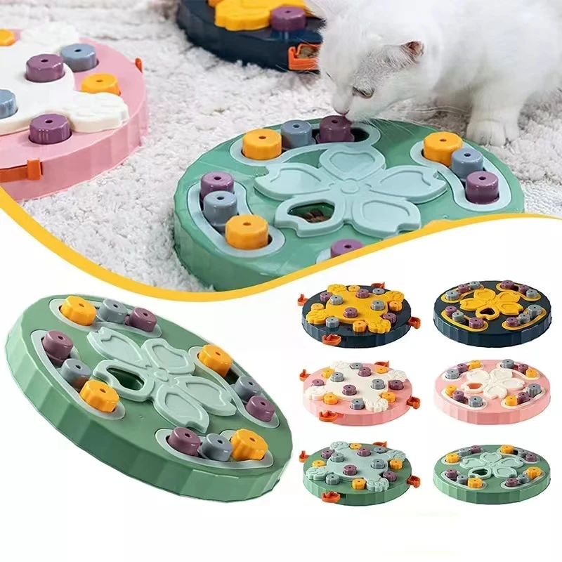 Dog Interactive Puzzle Dog Toy，Slow Food Tray ，puppy training supplies  Interactive Dog Toys for IQ Training & Mental Stimulating Dog Puzzle  Feeder，