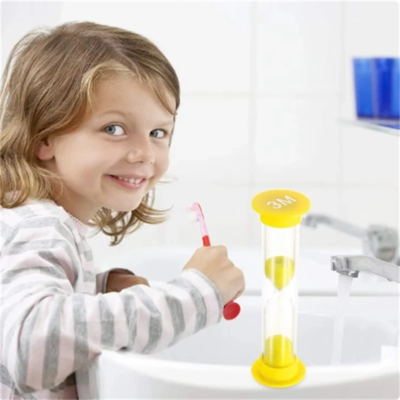 6Pcs Sand Timer Plastic Hourglass Sandy Clock 30s 1min 2min 3min 5min 10min Colorful Small Sandglass Clocks Children Gifts Sand Timer