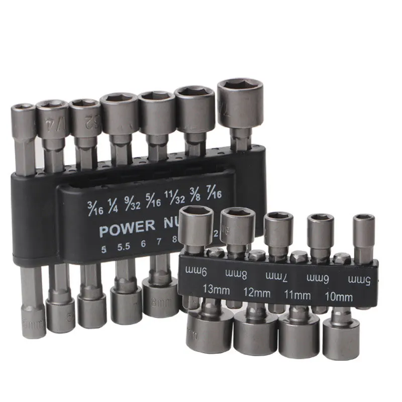 Power Nuts Driver Socket Screwdriver Set Screwdriver Nozzles Bits