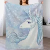 The Last Unicorn Throw Blanket Summer Blanket throw blanket for sofa 4