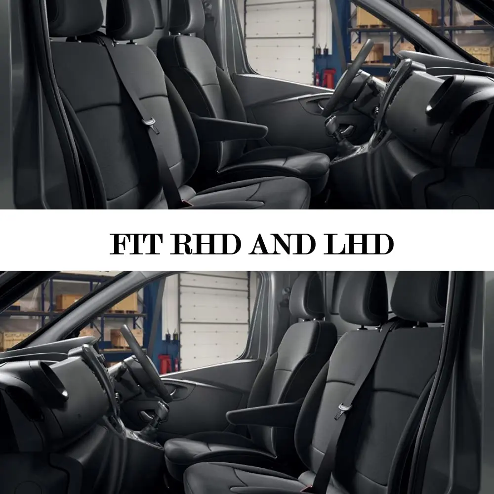 2 + 1 밴 시트는 Opel Antara 용 Mk7 Transit 용 골프 3 용 vivaro 용 범용 맞춤 단일 드라이버 및 이중 승객석 커버