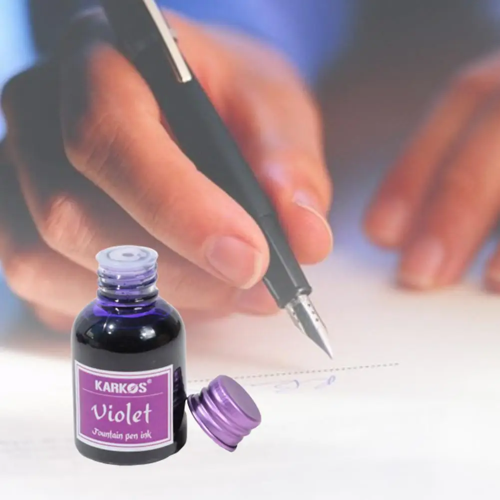 Vibrant 10-Color Fountain Pen Ink Set - 30ML Bottles