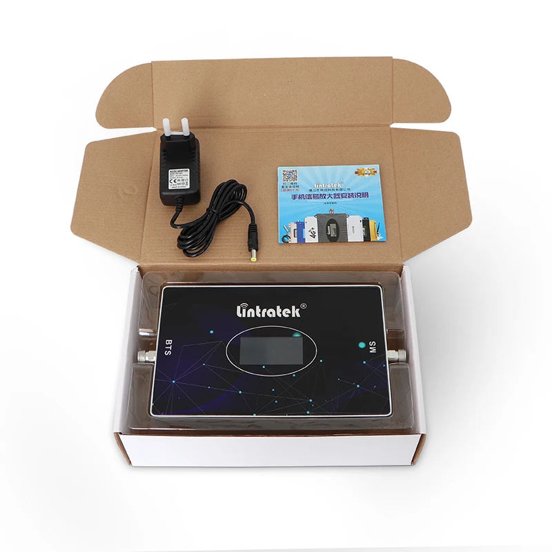 Lintratek 4 Quad Band Cellular Signal Amplifier 4G 2G 3G 700 LTE B28 B5 850 1700 1900 2600 800 900 1800 Signal Repeater Booster
