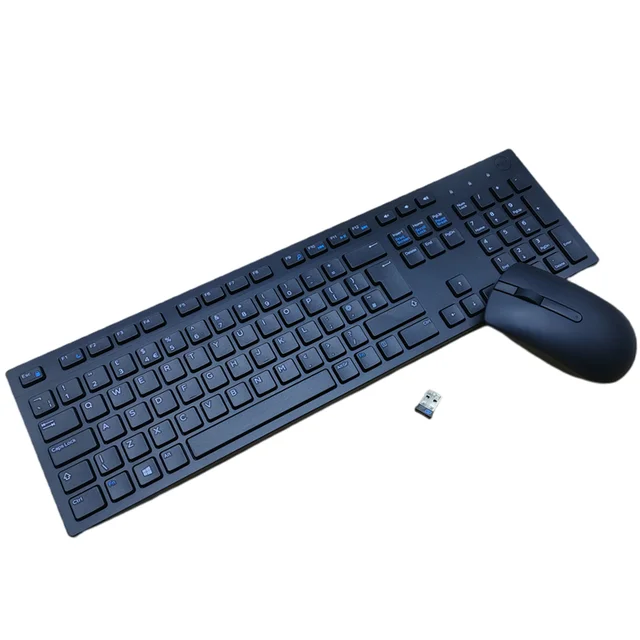 UK layout Wireless Combo Keyboard and Mouse for Dell KM636 desktop office Laptop