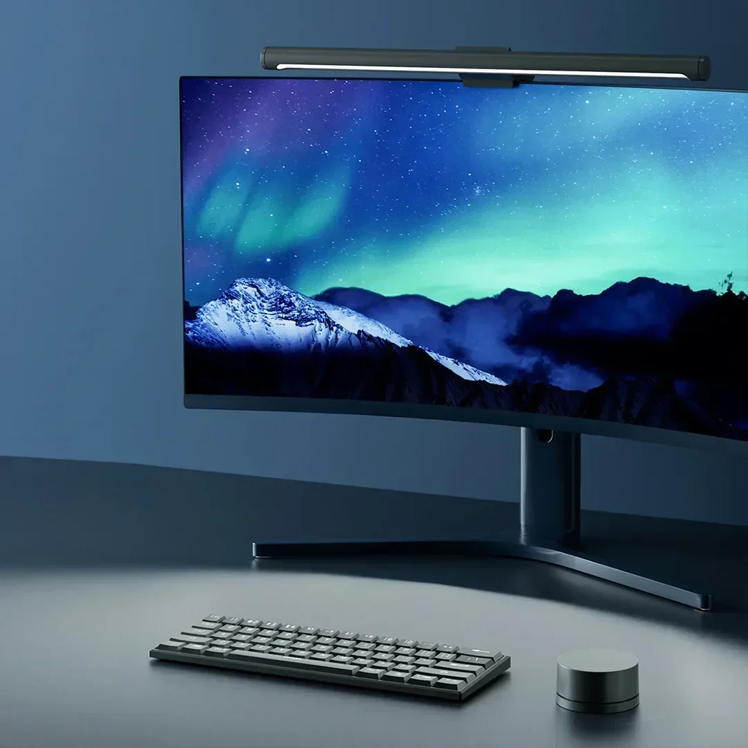 Xiaomi Mijia Desk Lamp Upgraded 1S 1nd Gen Ra95 Remote Control For Computer PC Monitor Screen Bar Hanging Light LED Work Mi Home led lamp