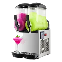 6.4 GAL Commercial Slushy Machine, 24L Stainless Steel Margarita Smoothie Frozen Drink Maker for Ice Juice Tea Coffee Making 1