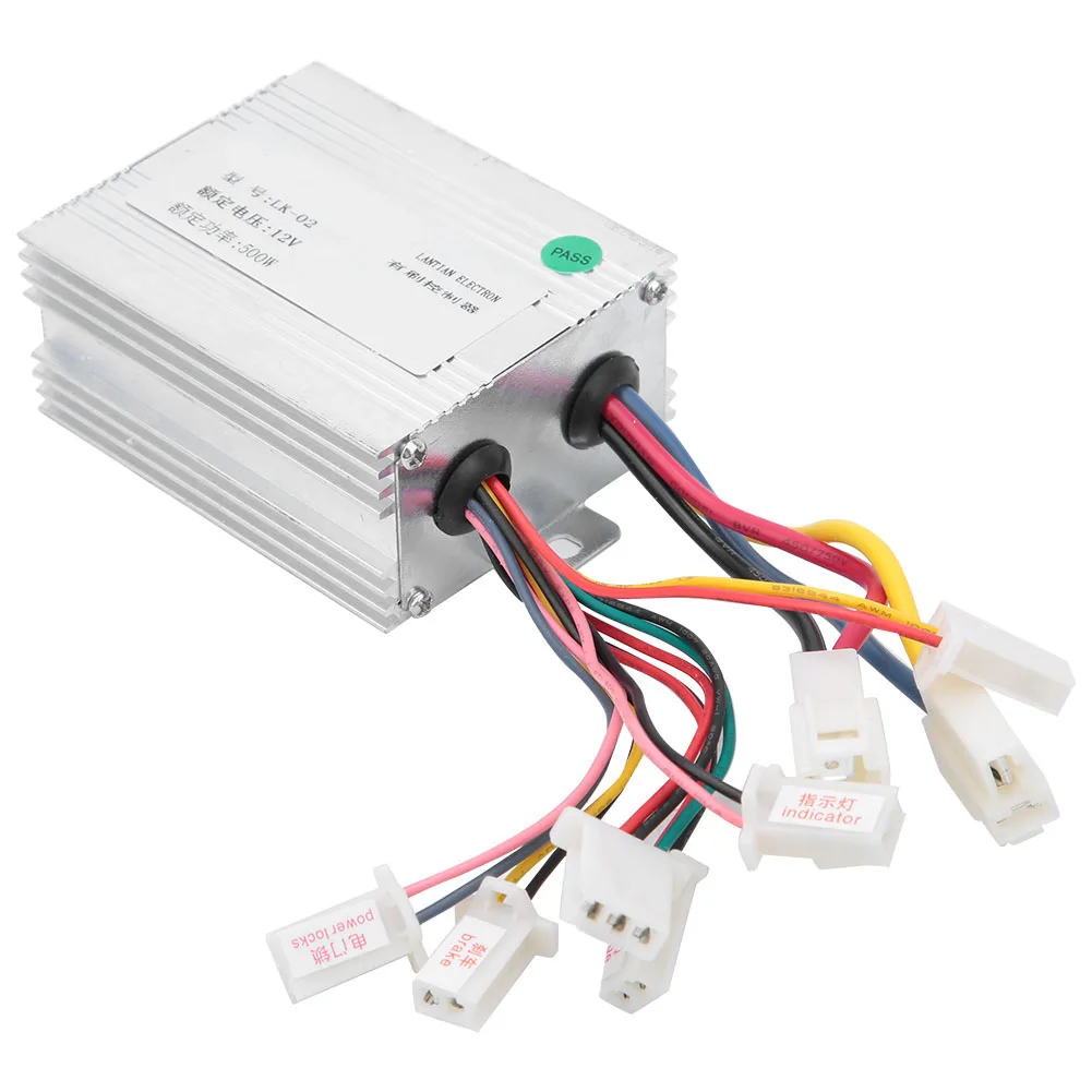 12V 500W Electric Brush Motor Controller DC Motor Speed Control for Electric Vehicle Scooter Brushed Controller dc motor speed controller motor speed controller