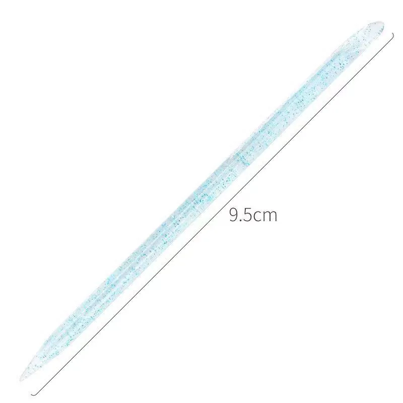 50/100Pcs Double Head Crystal Sticks Nail Cuticle Pusher Double Function Dotting Tool Acrylic Sculpture Stick Point Tool Manicur