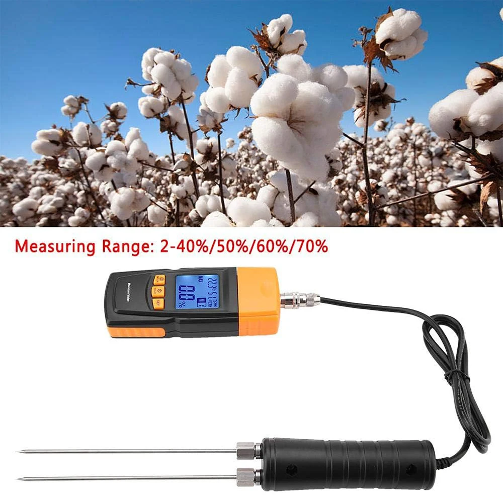 DigitalWoodMoistureMeterCottonWoodHumidityTester270Portable