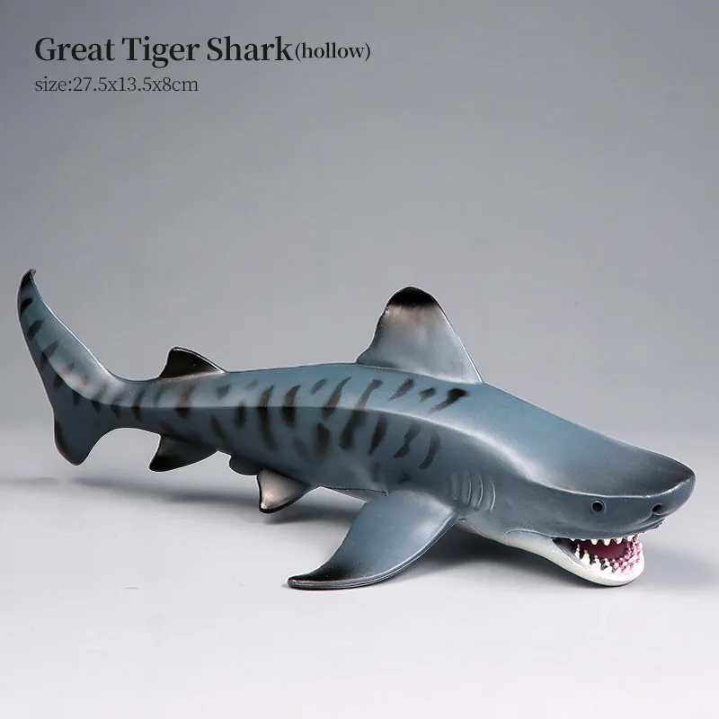 Large Shark Ocean Animal Action Figure - Decorative Toy and Gift Playset