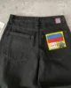 American Vintage Washed and Distressed Jeans High Street Casual Japanese Women Pants Y2k Loose Straight Fit Slim and Versatile 2