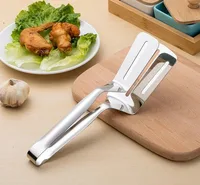 Pince à pelle à frire multifonctionnelle en acier inoxydable, pince à Steak pour barbecue, spatule à poisson, outil de cuisine domestique, pince à pain 4