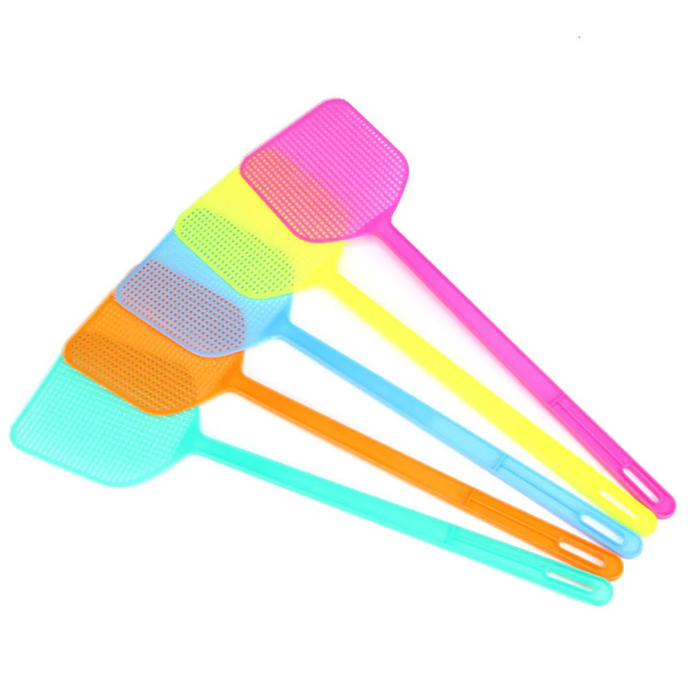 

Мухи Pat Fly Swatters Fly Swatter Home Fly Swatter с длинной ручкой, однотонный, для ресторана, Москитная модель