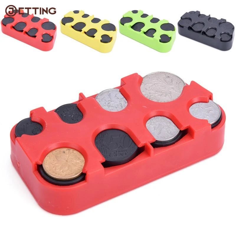 de monedas de plástico, organizador monedero autobús, Taxi, coche, cambiador de monedas, Mini dispensador monedas|Monederos| - AliExpress
