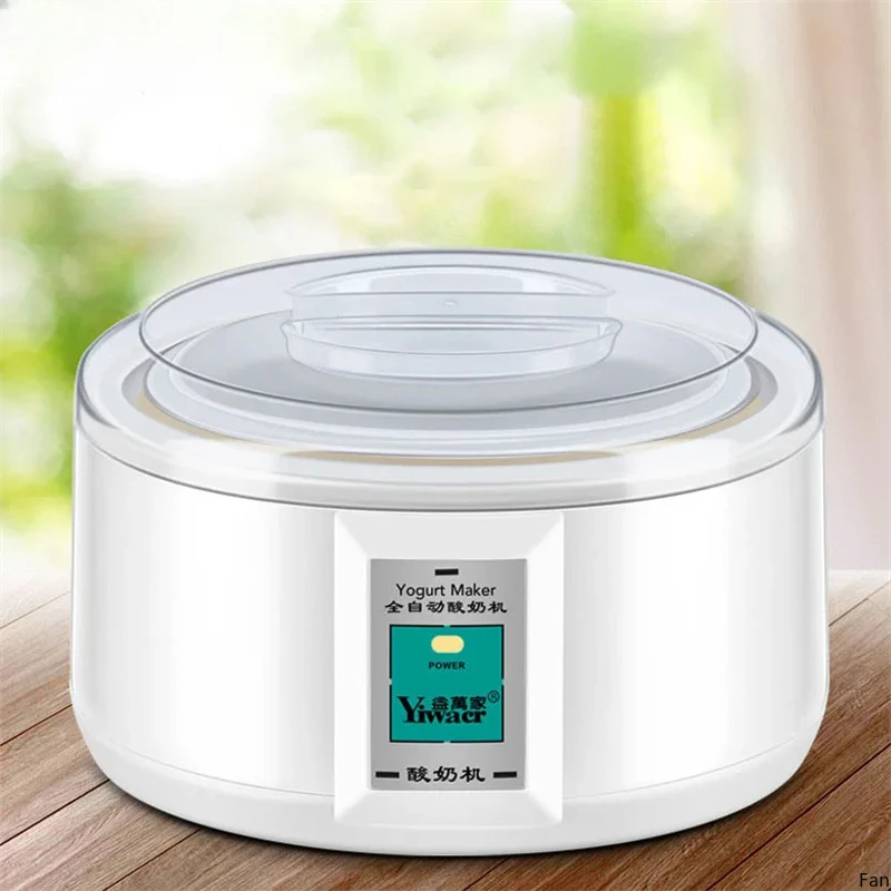 Automatic Yogurt Maker 1.5L Natto Rice Wine Fermenter DIY Tools Stainless Steel Liner 220V Kitchen Yogurt Maker