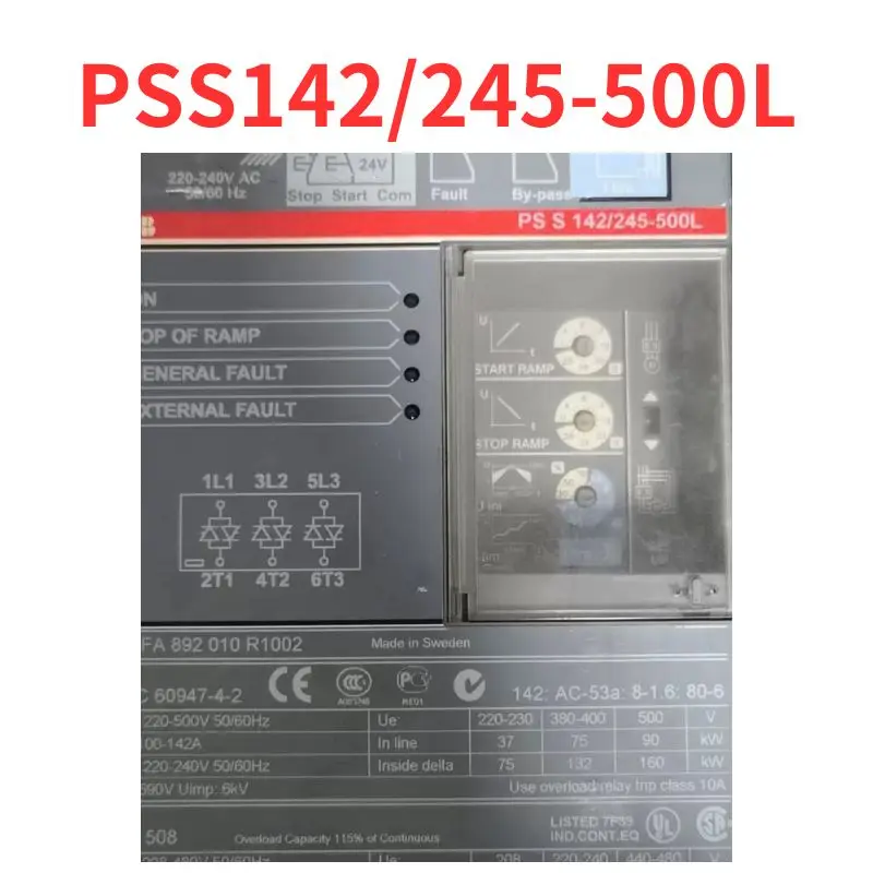 

Second-hand PSS142/245-500L Soft start test OK Fast Shipping