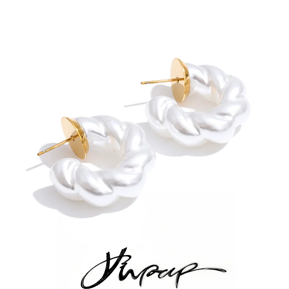 Yhpup Earrings for Women Stainless Steel