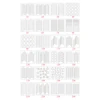 French Manicure Nail Art Designs Stickers, Self-Adhesive Nail Tips Guides for DIY Decoration Stencil Tools 3