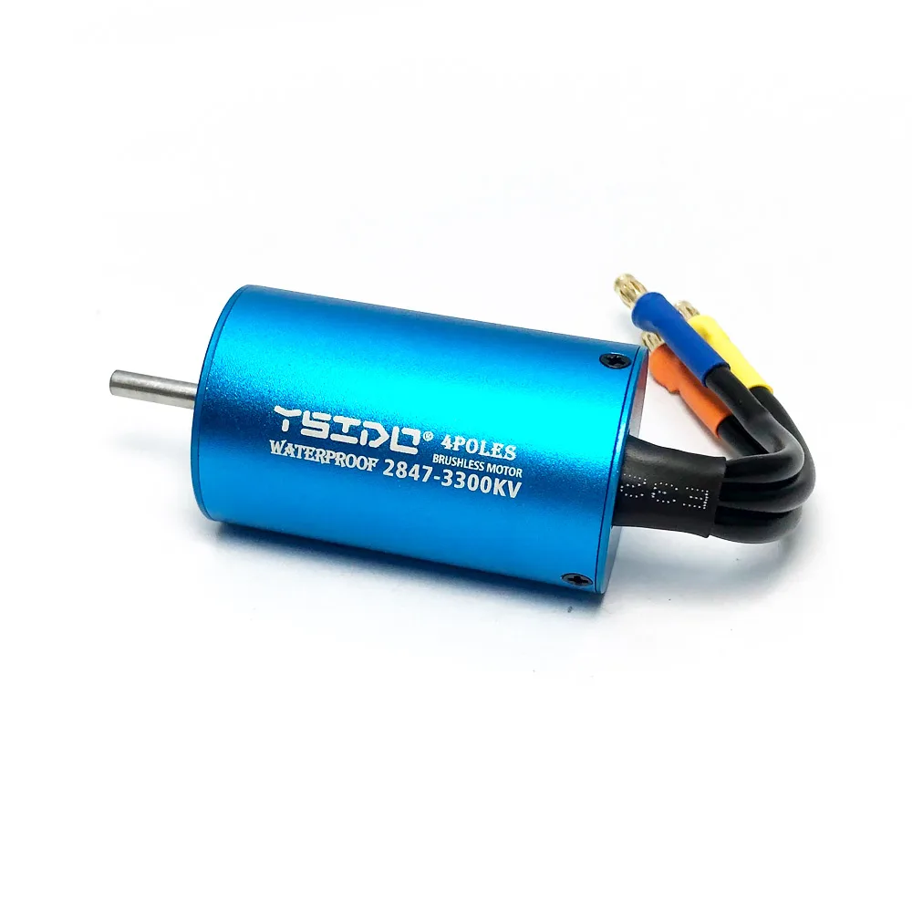 Gros plan sur le rotor du moteur brushless haute performance 2847 5600KV pour RC voiture bateau