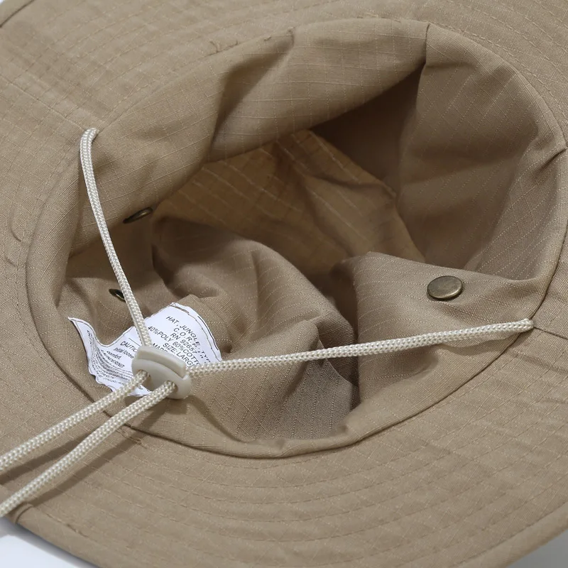 Men Camouflage Bonnie Hats Tactical Army Bucket Hats Military Panama Summer Bucket Caps Hunting Hiking Outdoor sun hats