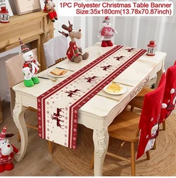 Festive Christmas Table Runner - Holiday Home Decoration & New Year Ornament (9)