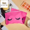 50 Pieces Eyelash Aftercare Bags Plastic Makeup Bags Toiletry Makeup Pouch Cosmetic Travel With Zipper 1