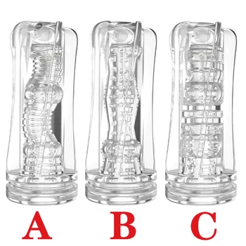 Sucking Machine Male Masturbation Tools Sexy Toys For Men Masturbators Cup Vaginas Adults Goods 18 Silicone Sexual Doll Blowjob 6