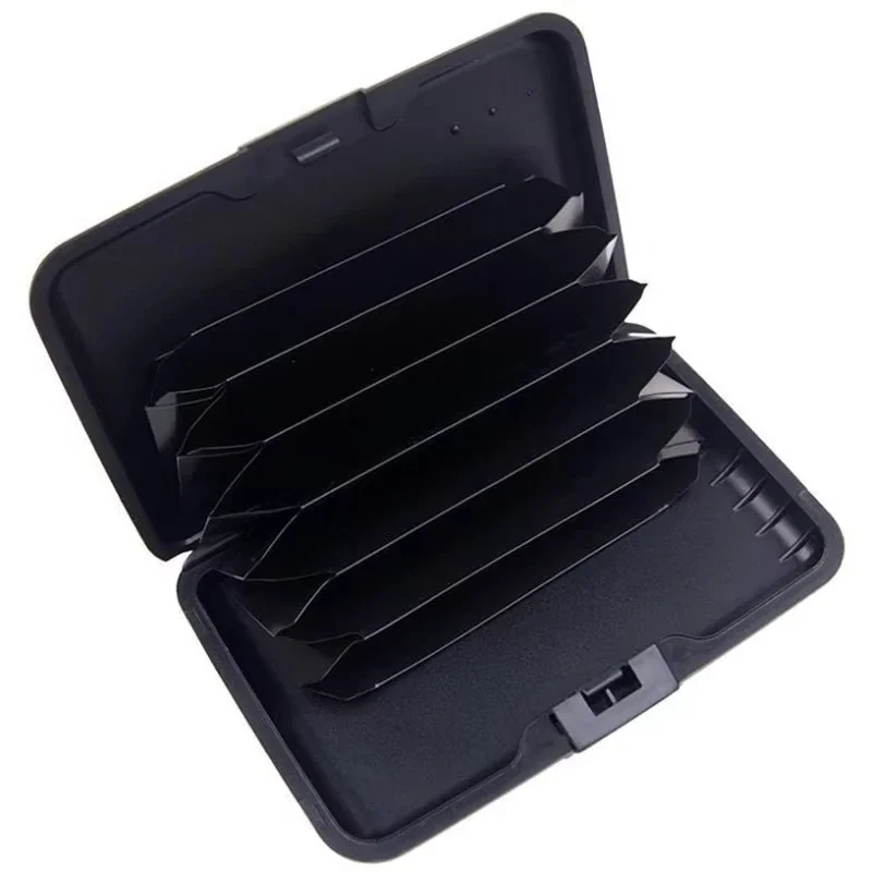 Wallet Card Holder Credit Card Anti-RFID Scanning Protect 1Pc Men Aluminum Hard Case