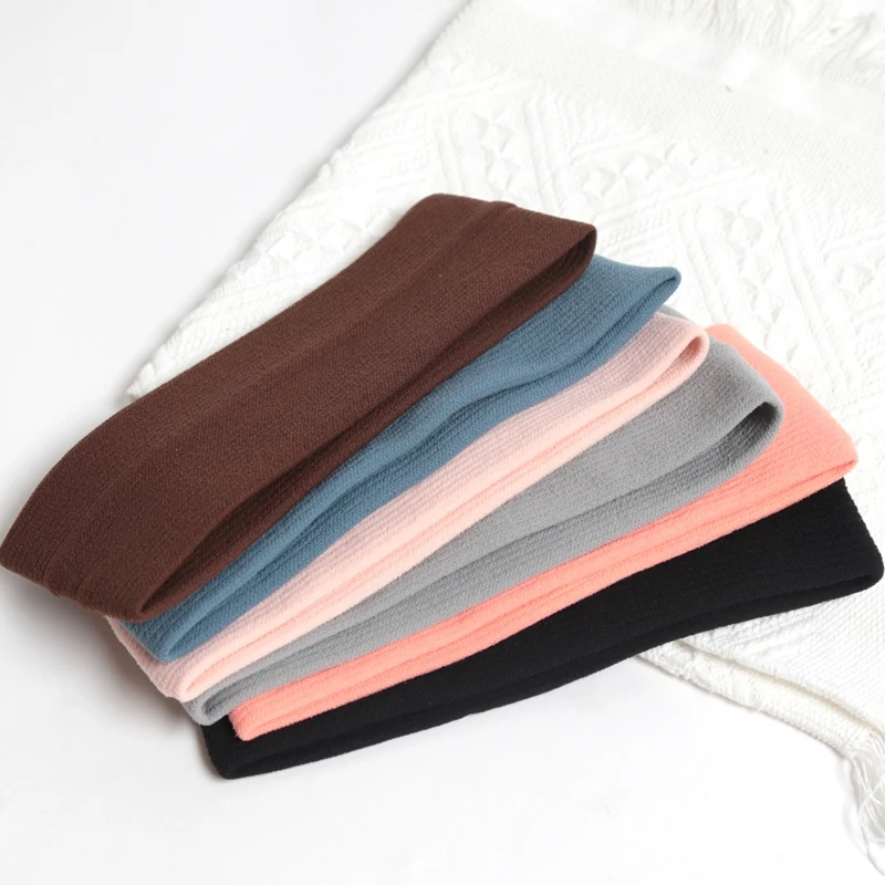 Sweatproof Sports Wide Elastic Headbands Men Women Thick Gym Cosmetic Accessory for Yoga, Spa, Makeup Headband Hair Accessories