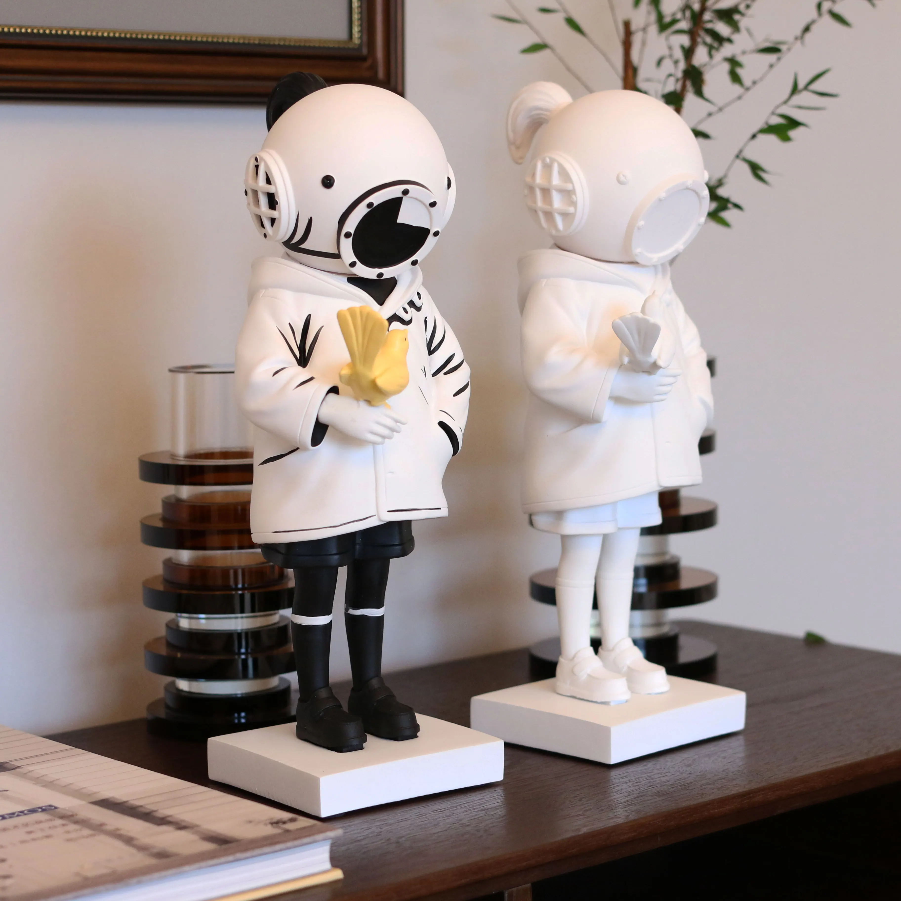 Statues Decoration Banksy | Resin Banksy Sculpture | Home