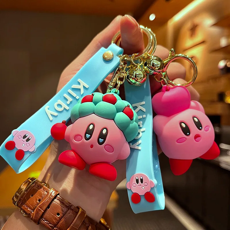 Portachiavi Peluche di Star Kirby con fiocco rosa – LuccaFan STORE