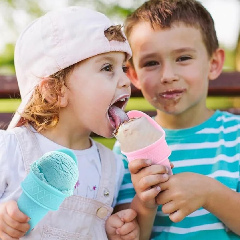 Ice Cream Scoop Children's Ice Cream Scoop Reusable Plastic Children's Food Grade Plastic Cup
