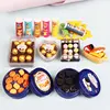 1/6 Miniatrue Dolls Food Mini Chocolate Cookies Boxs Potato Chips Model Toys Pretend Play for Barbies Bjd Dollhouse Accessories 1