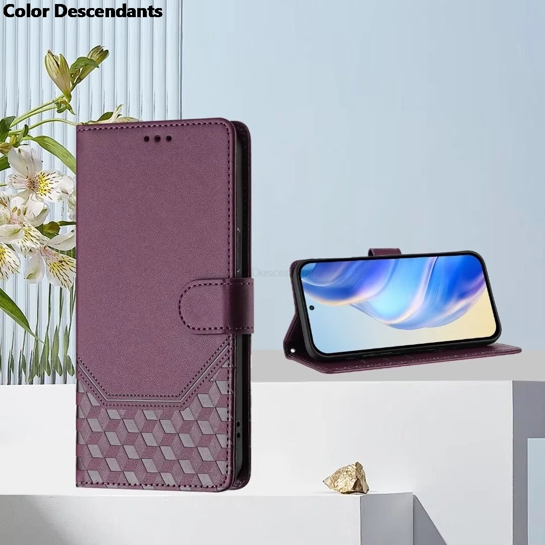 RFID Blocking Leather Flip Cover with Strap - Premium Shockproof Protective Card Holder Case