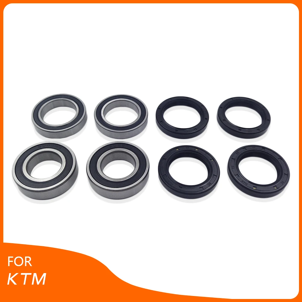 2Pair Motorcycle Front Rear Wheel Hub Bearing Oil Seal Kit 6906/6005 ...